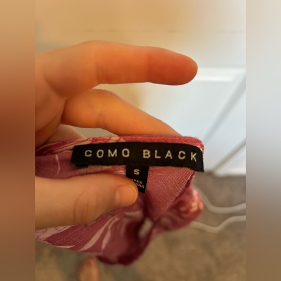 Floral Ruffle short Sleeve Top - Pink - Picture 5 of 5